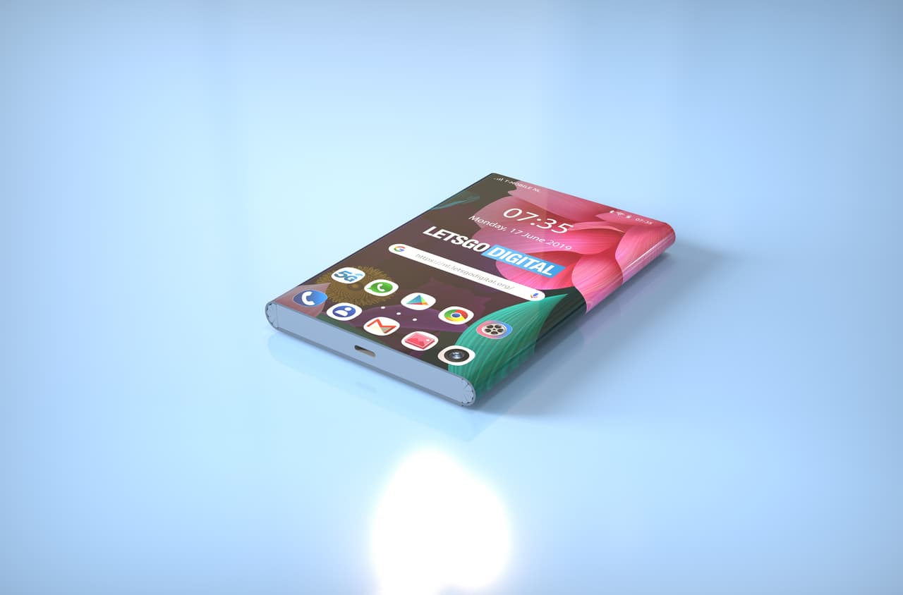 Huawei nhận bằng sáng chế cho smartphone có thiết kế màn hình độc đáo không có nếp gấp